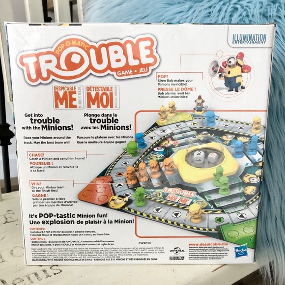 Despicable Me, Minions, 2014, Trouble Board Game, Kids, Game, New, Sealed. - Picture 2 of 7
